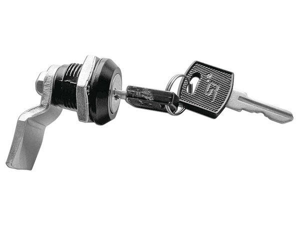 Cerradura Con Paleta Metálica Precision PST7053E  Con 2 Llaves Para Gabinetes PST De Poliéster.