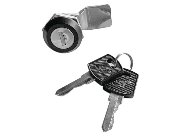 Cerradura Con Paleta Metálica Precision PST7053E  Con 2 Llaves Para Gabinetes PST De Poliéster.
