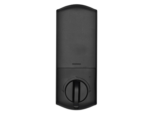 Cerradura con botón pulsador QOLSYS IQDLK-PGK-MB, IP54, color negro.