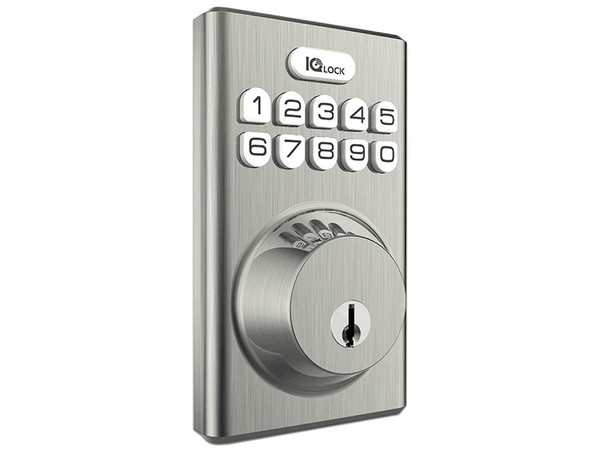 Cerradura Inteligente Qolsys IQDLK-PGK-SN con Teclado, IoT PowerG. Color Gris.