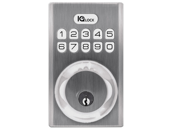 Cerradura Inteligente Qolsys IQDLK-PGK-SN con Teclado, IoT PowerG. Color Gris.