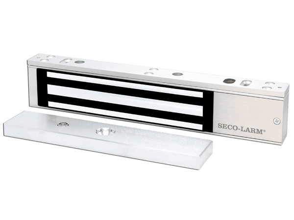 Cerradura Electromagnética SECO-LARM E-941SB-600PQ, Fuerza de Sujeción de 272kg, 12/24V, Indicador LED.