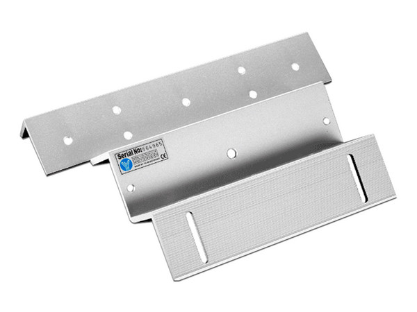 Paquete de Cerradura Magnética YM180NLED y Soporte de Fijación tipo ZL, Fuerza de Sujeción 180kg para puertas de madera.