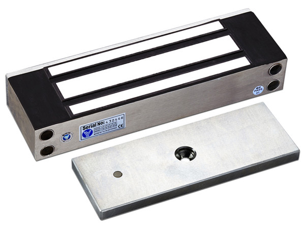 Cerradura Magnética YLI ELECTRONIC de 500 Kg de Fuerza de Sujecion, IP68.