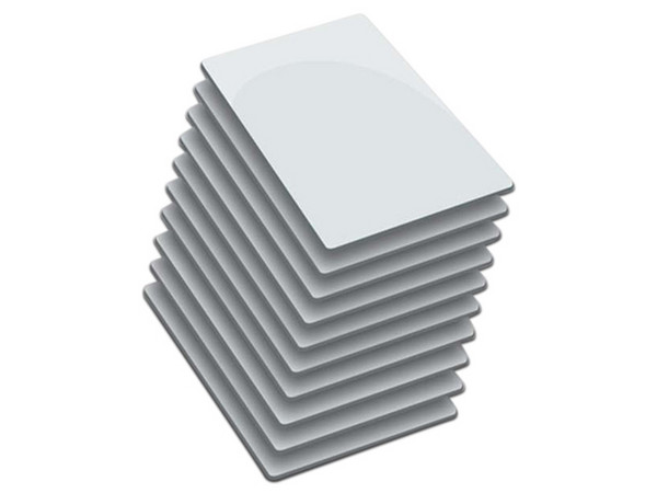 Paquete de Tarjetas de proximidad ZKTeco imprimibles. Color Blanco.