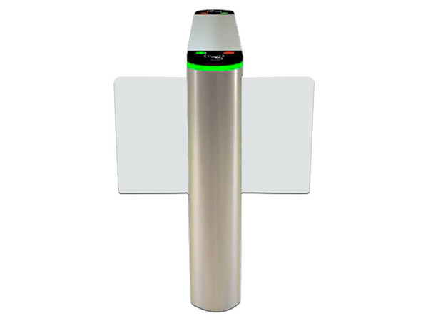 Torniquete para Carril Adicional de Barrera Abatible ZKTECO SBTL320, Acero Inoxidable, Pantalla LCD.