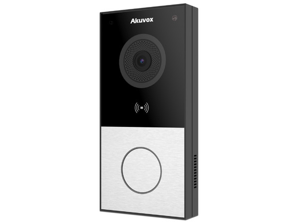 Videoportero Akuvox E12W, Camára de 2MP (1920 x 1080), Micrófono Integrado, Lector de Tarjetas, Color Gris.