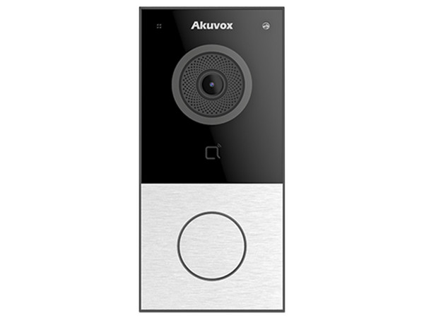 Videoportero Akuvox E12W, Camára de 2MP (1920 x 1080), Micrófono Integrado, Lector de Tarjetas, Color Gris.