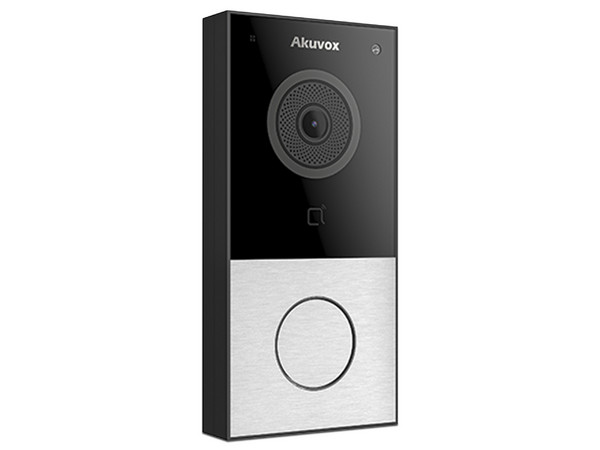 Videoportero Akuvox E12W, Camára de 2MP (1920 x 1080), Micrófono Integrado, Lector de Tarjetas, Color Gris.