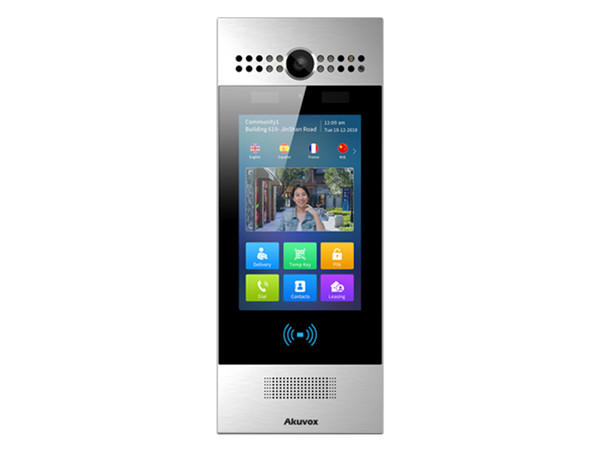 Kit Videoportero y Montaje de Pared Akuvox R29CKIT, Pantalla Multi Touch de 7
