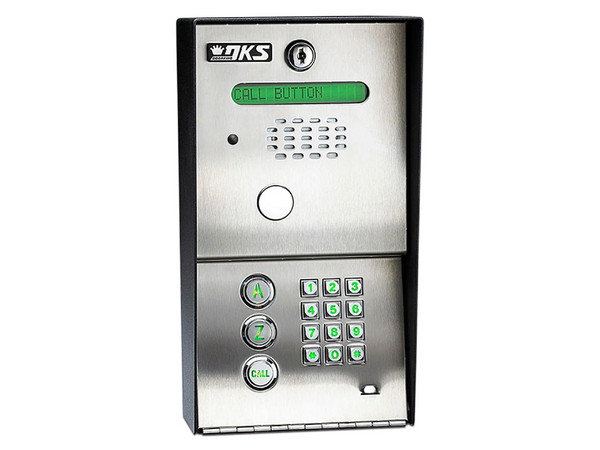 Portero Telefónico DKS 1802-090, Directorio Programable, Registro hasta 100 Números, Color Gris.