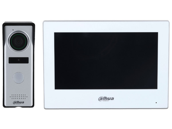 Kit de Video portero Dahua DHI-KTH01 de 1.3MP, Monitor Touch de 7