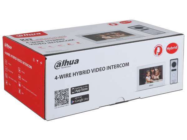 Kit de Video portero Dahua DHI-KTH01 de 1.3MP, Monitor Touch de 7