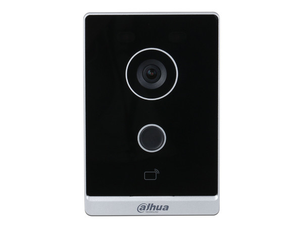 Frente de Calle Dahua DHI-VT02211G-WP para Videoportero IP, Wi-Fi, Función independiente, 2 MP, 125 grados de apertura, Apertura con tarjeta Mifare, IP65, PoE.