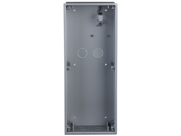 Caja de Instalación Dahua VTM128 para Videoportero, 3 Unidades, Montaje Empotrado/Superficie, Aluminio, IP Resistente.