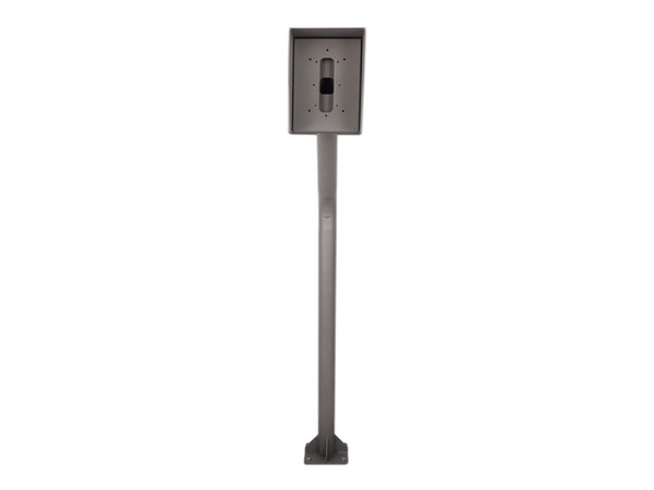 Kit de Poste y Cubierta Industrial EPCOM POSTEINT-KIT, Para Montaje de Porteros IP, 1.2m, Color Gris.