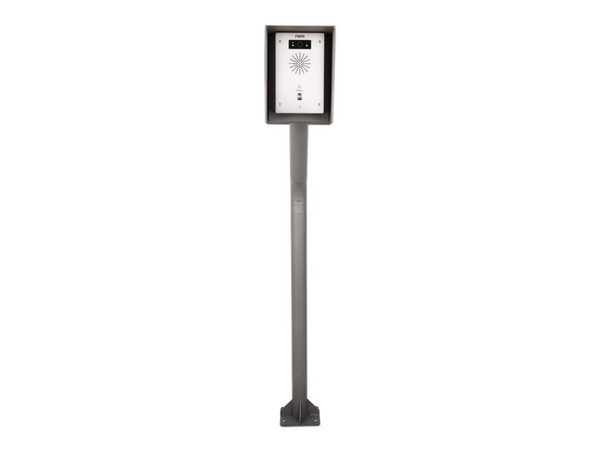 Kit de Poste y Cubierta Industrial EPCOM POSTEINT-KIT, Para Montaje de Porteros IP, 1.2m, Color Gris.
