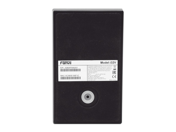 Video portero IP Fanvil, 2 líneas SIP, 2 relevadores, lector de tarjeta RFID, con botón para llamada, PoE, IP65 e IK10.