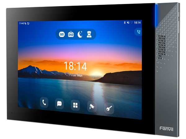 Monitor IP/SIP Fanvil para interior con Android, Wi-Fi, pantalla táctil de 10.1