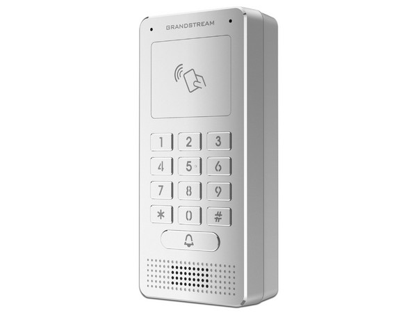 Audio portero Grandstream GDS3705, con lector RFID, IP66, PoE 12VDC.