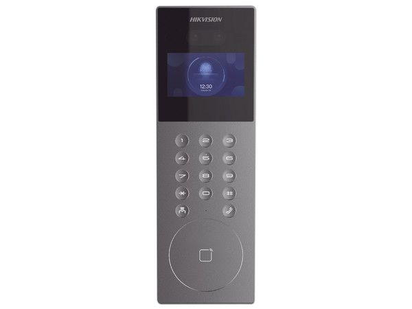 Videoportero IP Hikvision DS-KD9203-E6, Multiapartamento, Reconocimiento Facial, IP65, Apertura por Rostro, Tarjeta o App.