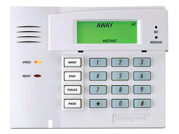 Teclado Inalámbrico Honeywell 5828, No Incluye Receptor, Color Blanco.