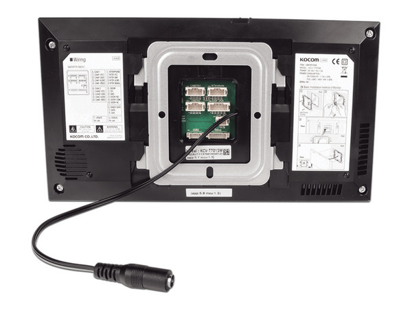 Monitor Para Videoportero LCD Multi-Touch Kocom KCV-T701SMB de 7