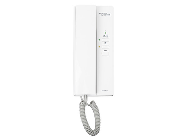 Interfon Kocom KDP603,  Alámbrico, Compatible con KLPD410/KIP120, Color Blanco.
