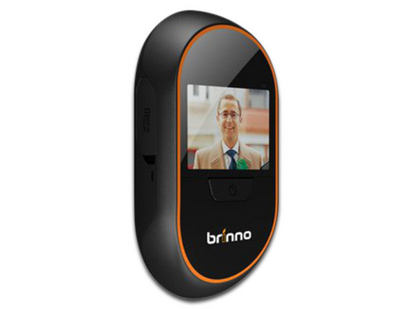 Mirilla digital para puerta Brinno, grabación automática. Color Negro.