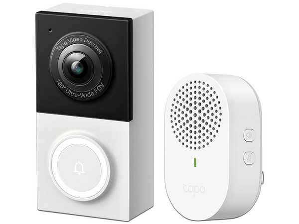 Timbre Inteligente TP-Link Tapo D130 con Cámara, Resolución 2K, 5MP. Color Blanco