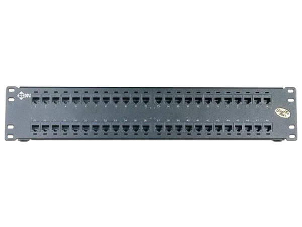 Panel de parcheo Belden AX103255, 48 puertos, Cat6, para rack de 19