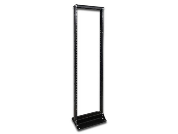 Gabinete Rack de marco abierto Brobotix 810524 de 42U. Color Negro.