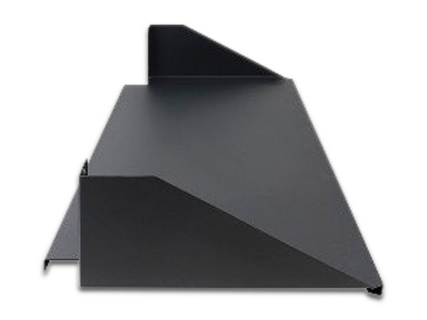 Charola lisa para Rack Brobotix de 510 x 274 mm, 2U, hasta 20kg. Color Negro.