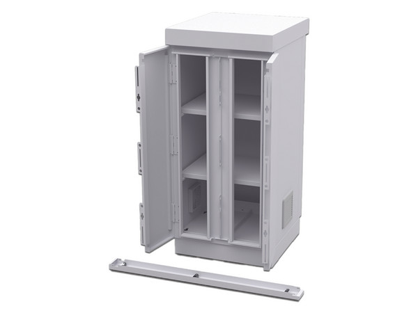 Gabinete de Seguridad Epcom EFCB051106W, de Lámina Galvanizada para Almacenamiento de Baterías (Hasta 6 baterías). Color Beige.