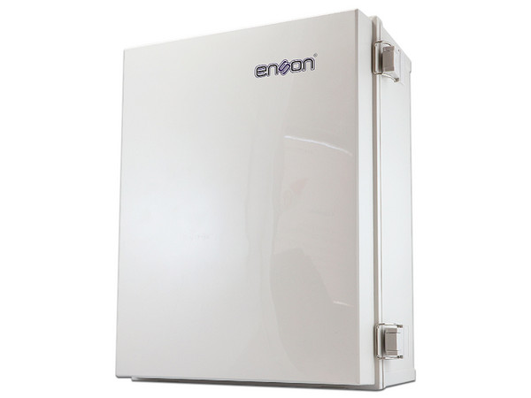  Gabinete Tipo NEMA Enson ENS-PCE3040 de Poliéster, 400x300x180mm, IP66/NEMA4, Ideal para Instalación y Resguardo de Equipos Electrónicos en Intemperie.
