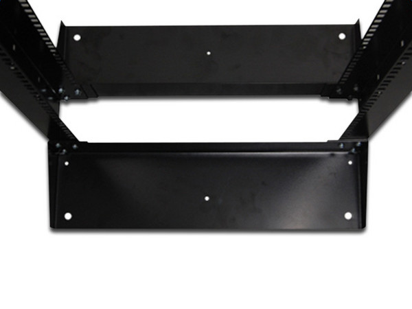 Rack Vertical Enson ENS-RACK244 de Dos Postes, Empotrable Para Montaje de Equipos de Red y Cable Estructurado, 42UR, Color Negro.