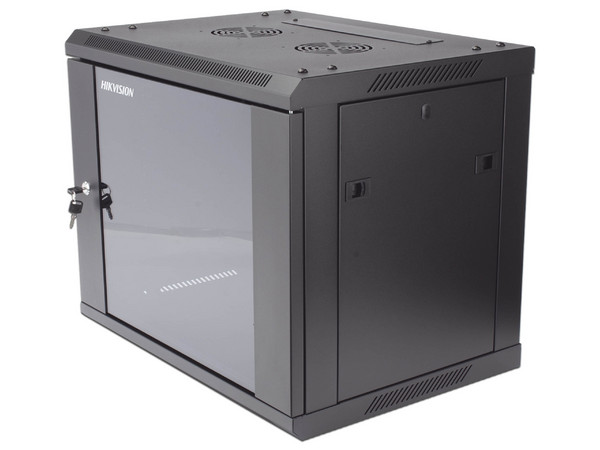 Gabinete Rack Hikvision Para Montaje en Pared, de 19