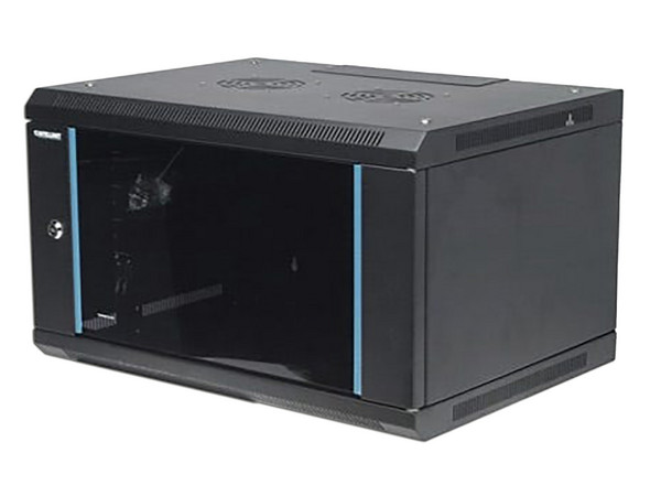 Gabinete para rack Intellinet 203869 de 12U. Color Negro.