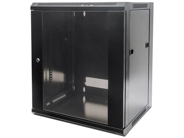 Gabinete 19 Mural Flatpack 12U, Dimensiones 570x450mm