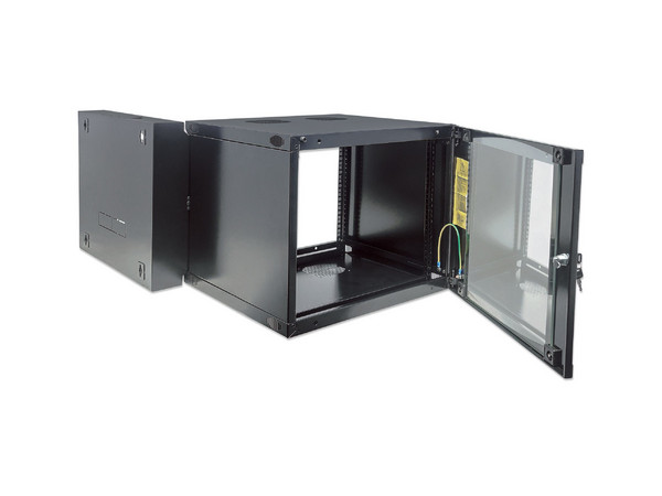 Gabinete 19 Doble Sección 12U Flatpack, Profundidad 600mm