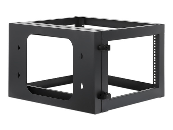 Gabinete Rack Abierto 6U Intellinet, Montaje en Pared de Servicio Pesado, EIA-310-E, RoHS, Color Negro.
