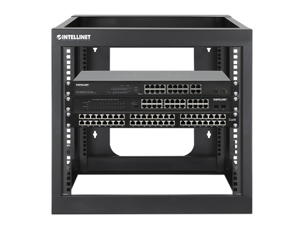 Gabinete Rack 9U Intellinet, Abierto, Pared de 4 Postes, 19