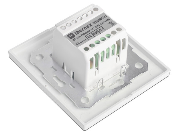 Modulo de Pared para Pulsador Cableado Ibernex, Compatible con NX0871 y NX0881 y NX0015.
