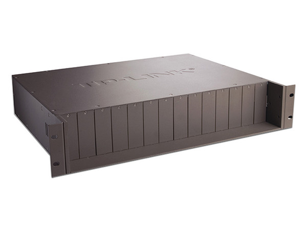 Gabinete TP-Link MC1400 para Convertidor de Medios, 14 Bahías, 19
