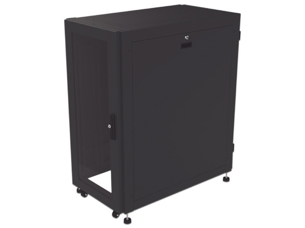 Gabinete Profesional para Telecomunicaciones de 24UR, 600 mm de Ancho x 1000 mm de Profundidad.