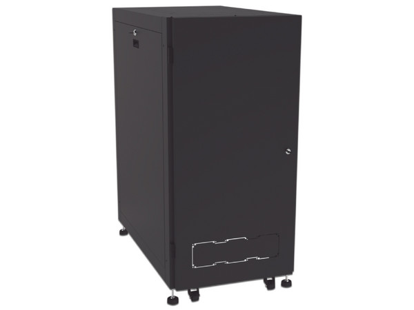 Gabinete Profesional para Telecomunicaciones de 24UR, 600 mm de Ancho x 1000 mm de Profundidad.