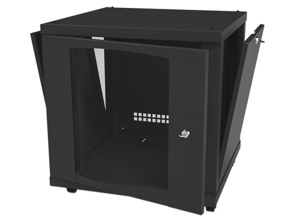Gabinete Profesional para Telecomunicaciones de 12UR, 638 mm Profundidad.