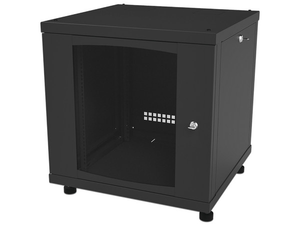 Gabinete Profesional para Telecomunicaciones de 12UR, 638 mm Profundidad.