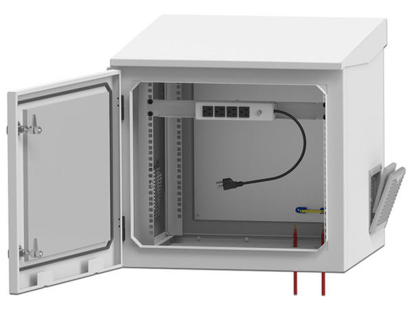 Gabinete de Exterior con Rack de 19