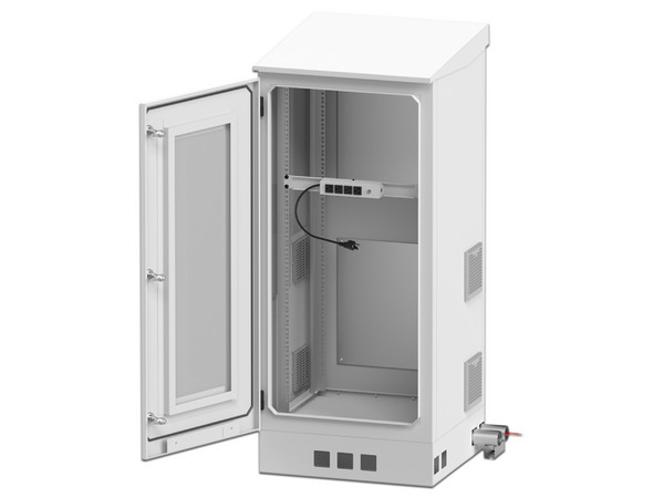Gabinete de Piso Linkedpro LP-FORTE-16U-BAT para Exterior con Rack de 19